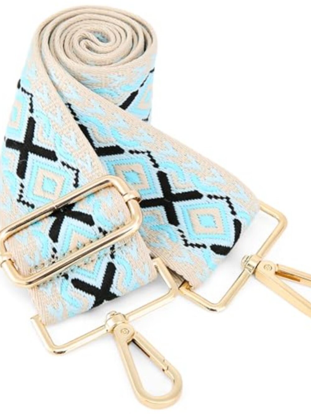 Jacquard Weave Purse Strap Crossbody Replacement Shoulder Strap 29-52"